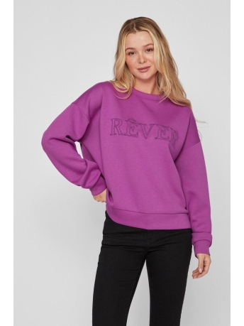 Vila Trui VIREFLECT VIVRE L/S SWEAT 14091338 Cattleya Orchid