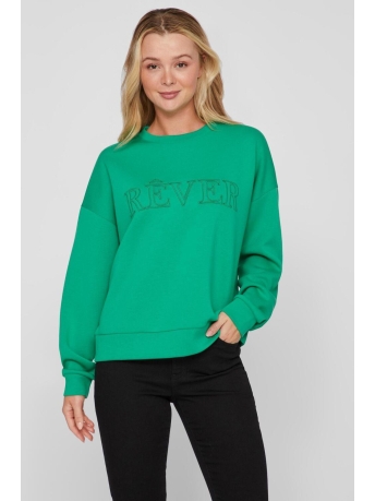 Vila Trui VIREFLECT VIVRE L/S SWEAT 14091338 BRIGHT GREEN