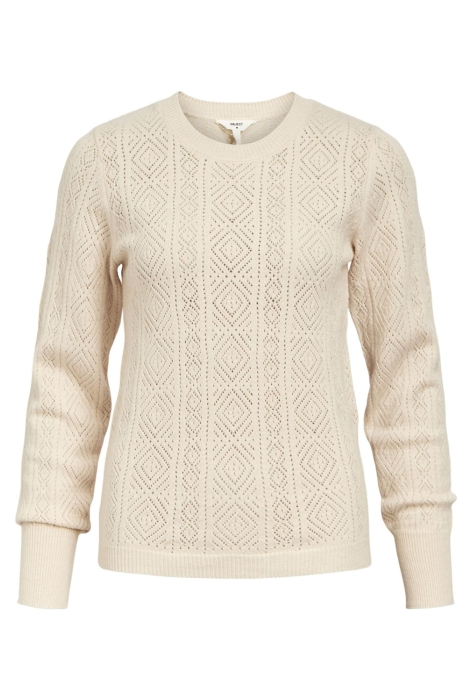 Object objhavana l/s o-neck knit pullover