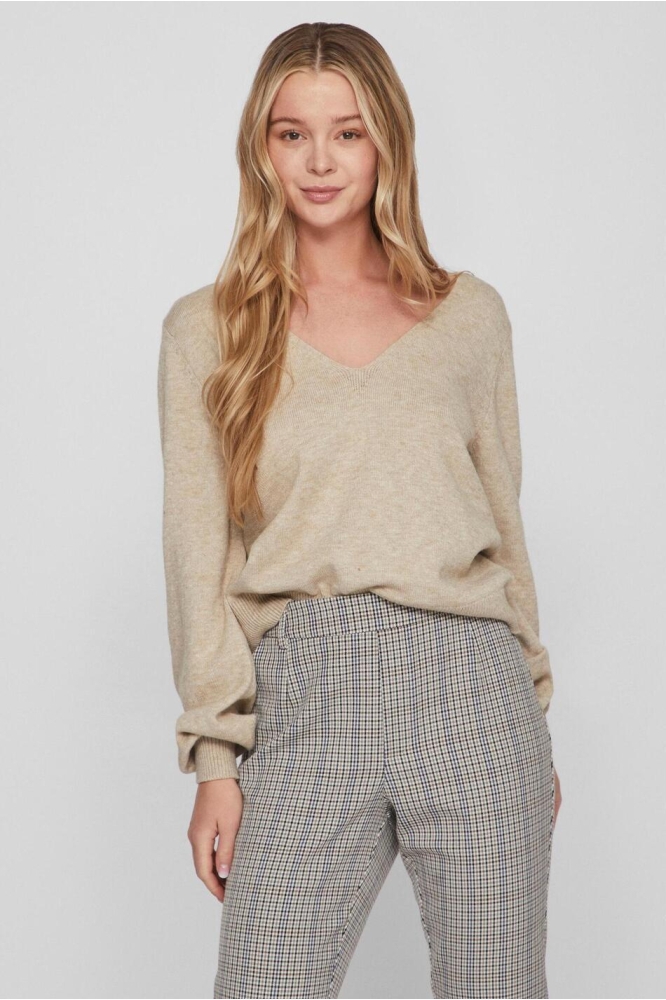 Vila beige dames trui
