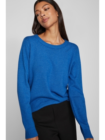 Vila Trui VIRIL O-NECK L/S KNIT TOP - NOOS 14054177 LAPIS BLUE