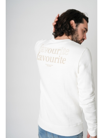 Kultivate Trui SW FAVOURITE 2301031000 123 BLANC DE BLANC