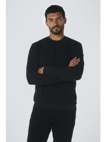 NO-EXCESS Trui SWEATER CREWNECK 21100802 020 BLACK