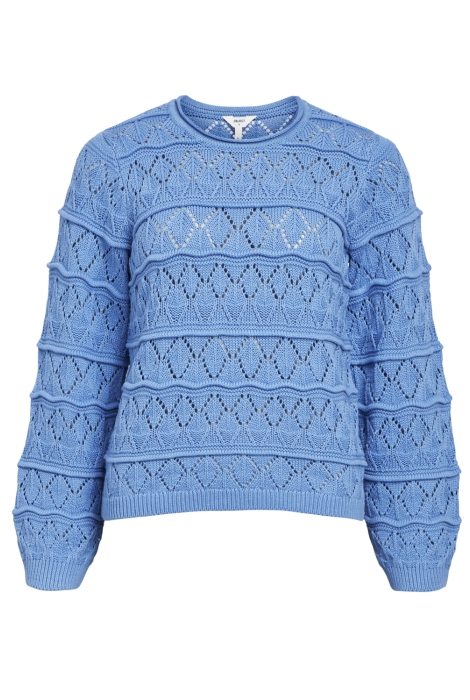 Object objliva l/s o-neck knit pullover no