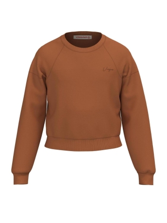 Vingino Trui G BASIC SWEAT RN AW23KGN34003 TOFFEE BROWN