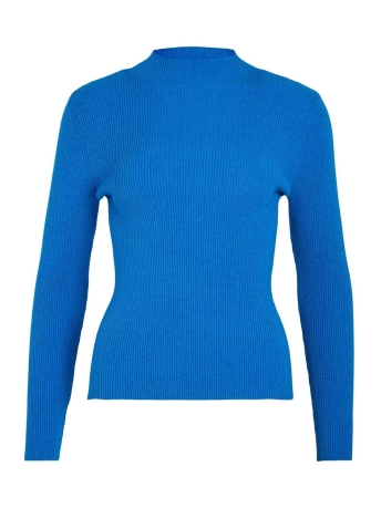 Vila Trui VISPACY L/S HIGHNECK KNIT TOP 14090877 Lapis Blue/SPACE DYE
