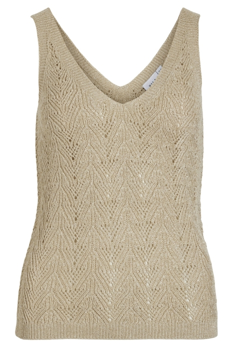 Vila vifolia v-neck s/l glitter knit top