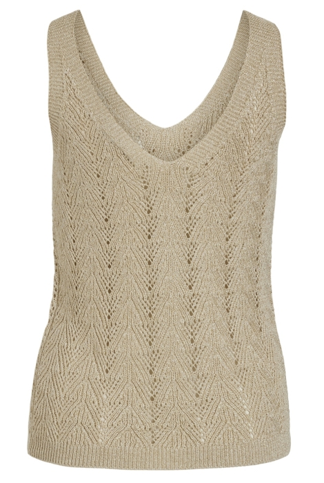 Vila vifolia v-neck s/l glitter knit top