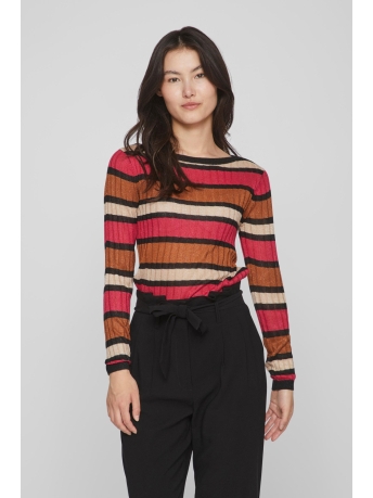 Vila Trui VIEMBER NEW L/S GLITTER KNIT TOP/S 14088045 Love Potion