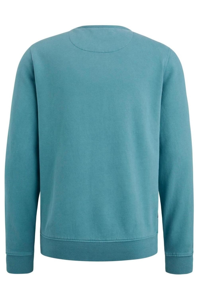 PME legend blauwe heren sweater | Achteraanzicht