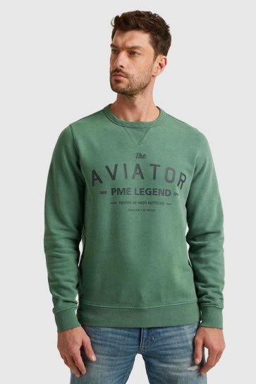 PME legend Trui SWEATSHIRT IN TERRY SWEAT FABRIC PSW2311461 6130