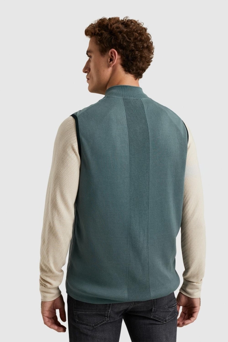 Cast Iron blauwe heren jas | Model achteraanzicht