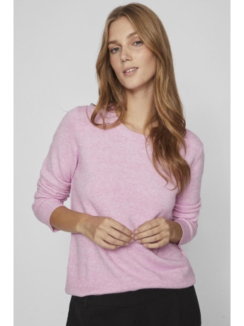 Vila Trui VIRIL O-NECK L/S KNIT TOP - NOOS 14054177 PASTEL LAVENDER