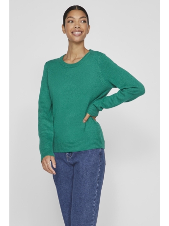 Vila Trui VIRIL O-NECK L/S KNIT TOP - NOOS 14054177 ULTRAMARINE GREEN/DARK