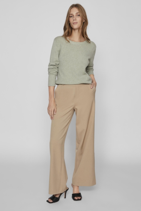 Vila groene dames trui | Model