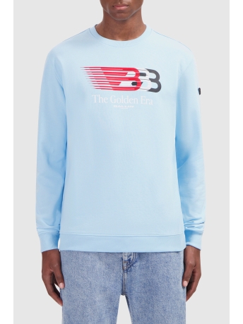 Ballin Trui CREWNECK WITH FRONT PRINT 24019301 39 LT BLUE