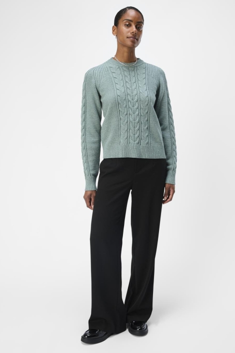 Object groene dames trui | Model