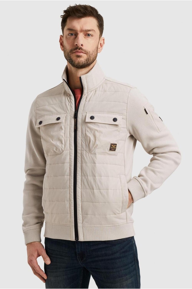 HYBRID JACKET IN A MATERIAL MIX PSW2402404 7013