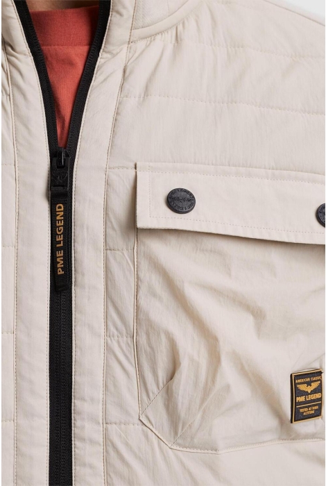 PME legend zip jacket sweat mixed padded