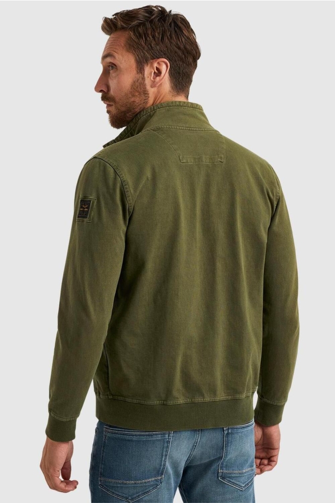 PME legend groene heren vest | Model achteraanzicht