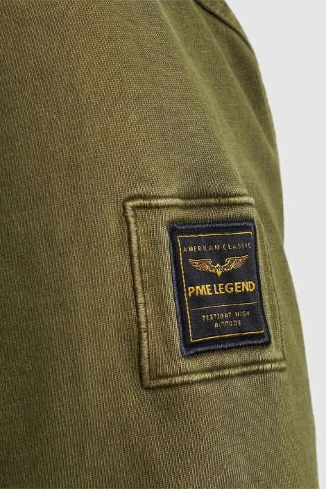 PME legend groene heren vest | Close up