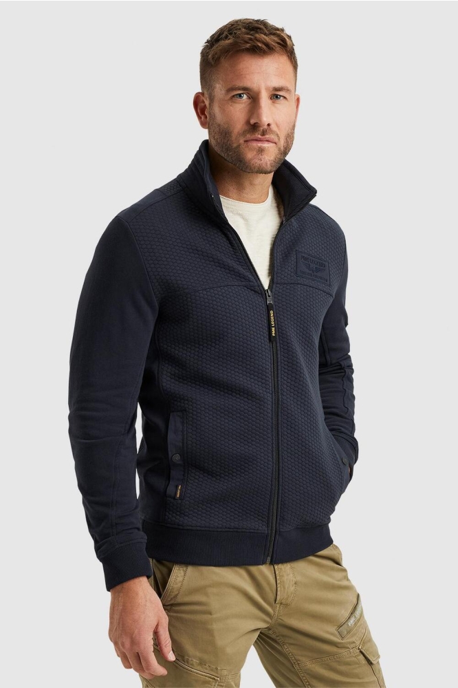 SWEAT JACKET WITH JACQUARD PATTERN PSW2402410 5281