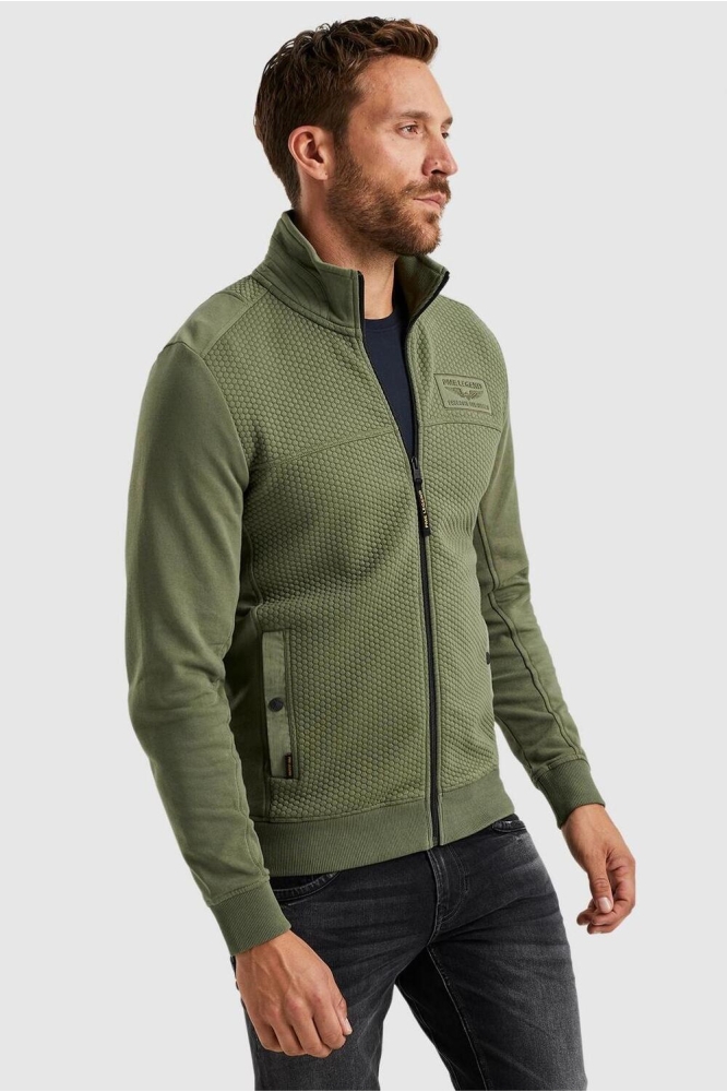 SWEAT JACKET WITH JACQUARD PATTERN PSW2402410 6149