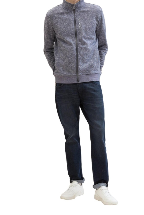 Tom Tailor basic stand-up sweat jacket