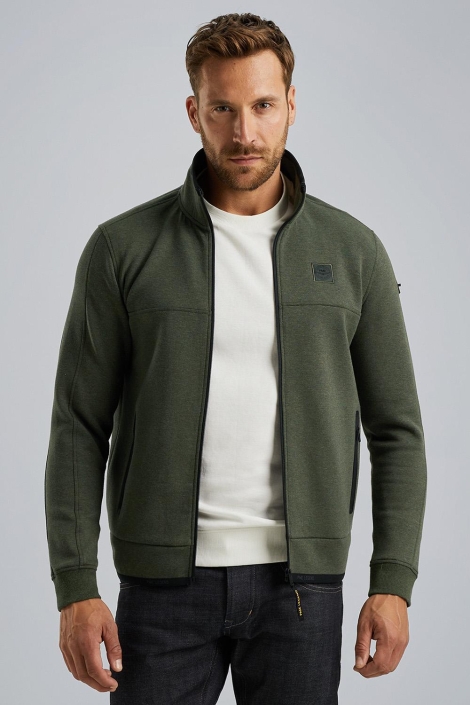 PME legend groene heren vest | Model vooraanzicht