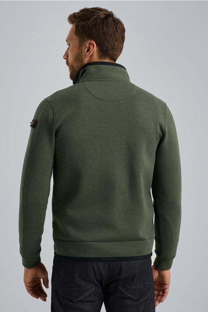 PME legend groene heren vest | Model achteraanzicht
