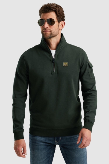 PME legend Trui HALF ZIP SWEATER PSW2408423 6154