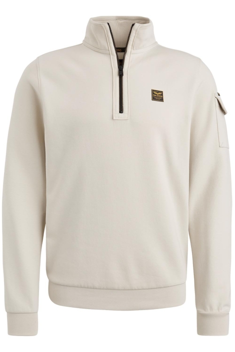 PME legend beige heren sweater | Vooraanzicht