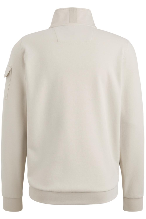 PME legend beige heren sweater | Achteraanzicht