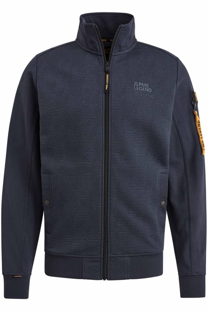 PME legend blauwe heren vest | Vooraanzicht