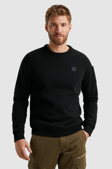 PME legend Trui SWEATSHIRT MET FLIGHT POCKET PSW2409453 999