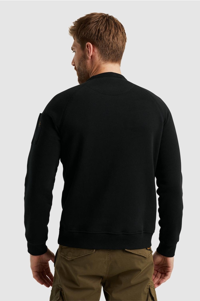 PME legend zwarte heren trui | Model achteraanzicht
