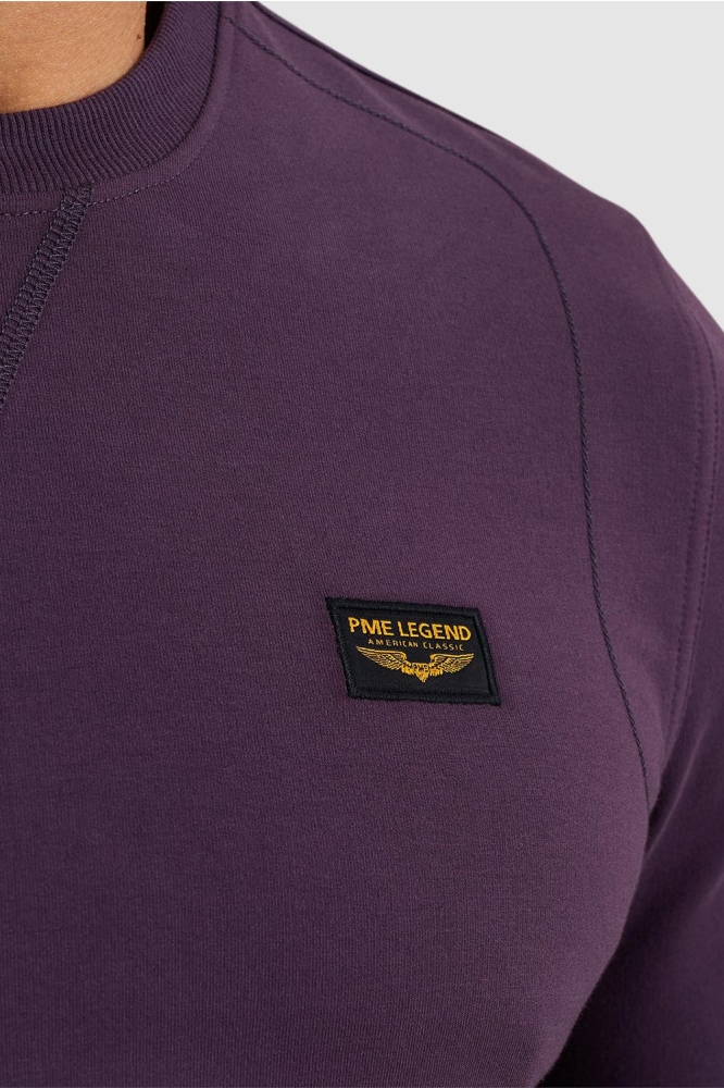 PME legend paarse heren t-shirt | Close up