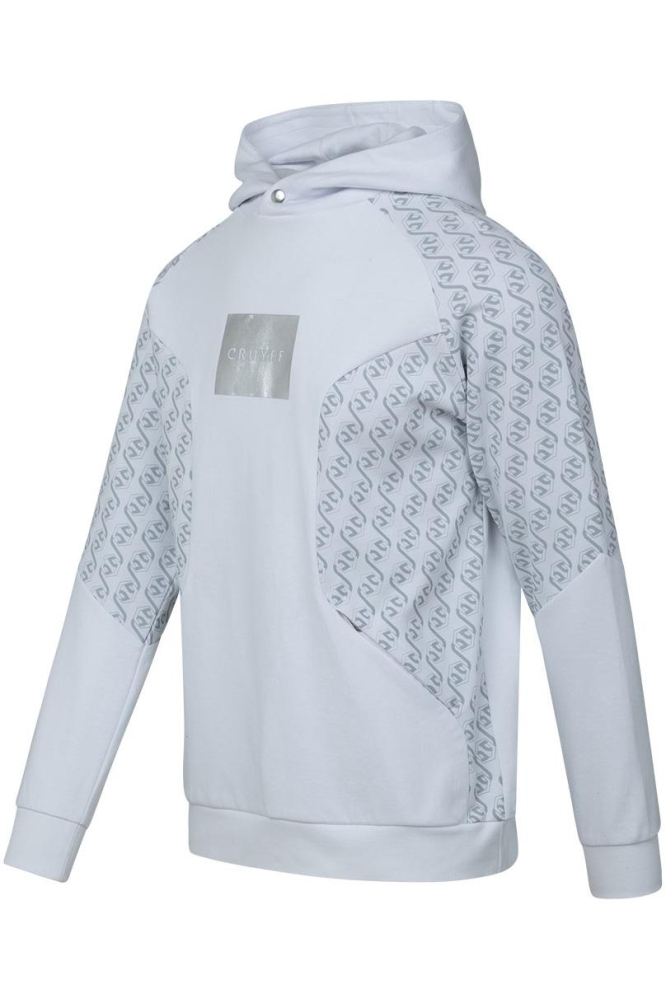Cruyff witte heren sweater | Zijaanzicht
