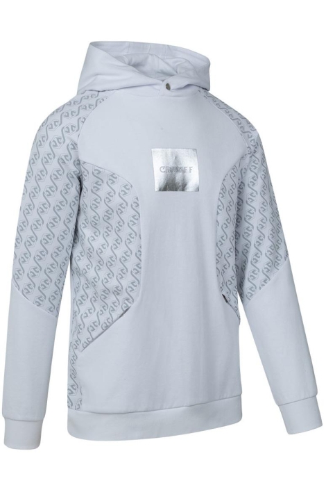 Cruyff witte heren sweater | Zijaanzicht