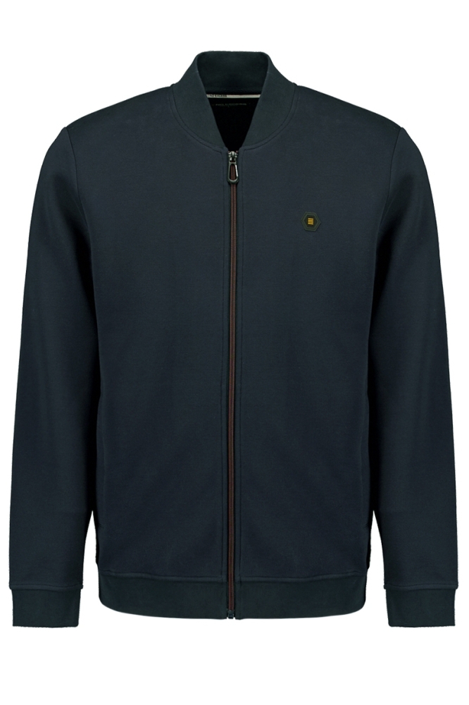 NO-EXCESS blauwe heren vest | Vooraanzicht