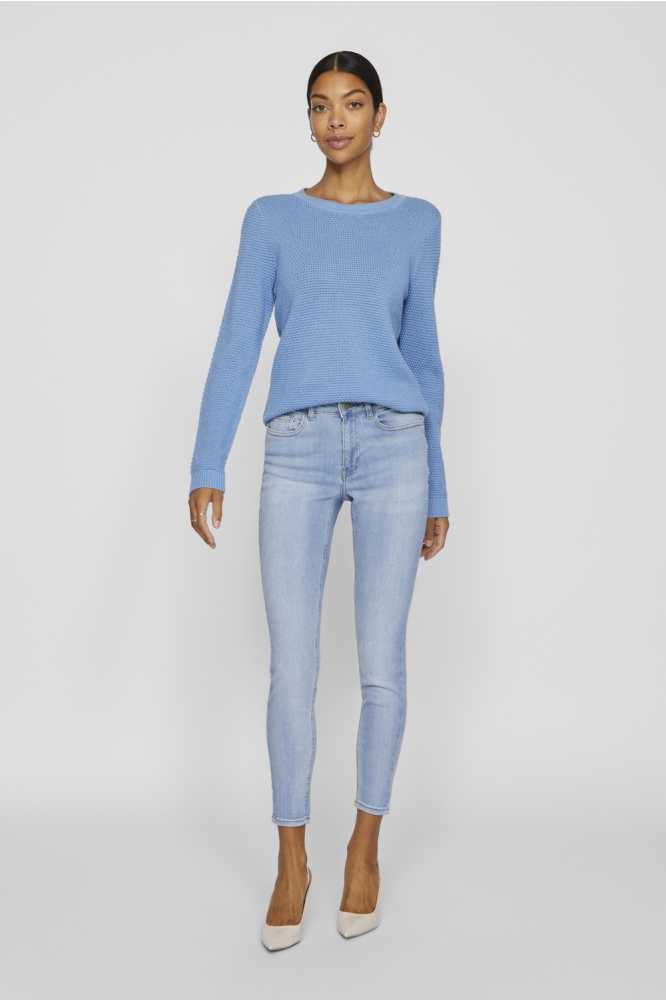 Vila blauwe dames trui | Model