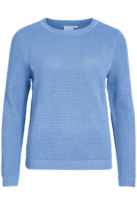 Vila blauwe dames trui | Vooraanzicht