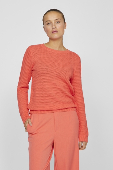 Vila Trui VIDALO O-NECK L/S KNIT TOP- NOOS 14082767 DUBARRY