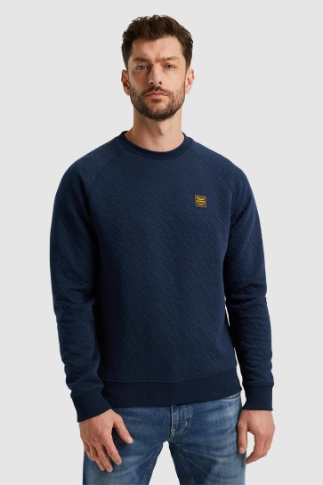 PME legend Trui SWEATSHIRT VAN JAQUARD SWEATSTOF PSW2410471 5426