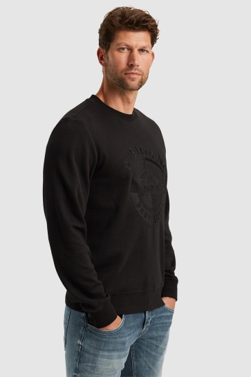 PME legend Trui SWEATSHIRT MET ARTWORK PSW2410472 999