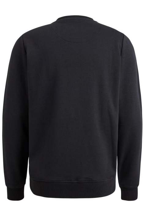 PME legend zwarte heren sweater | Achteraanzicht