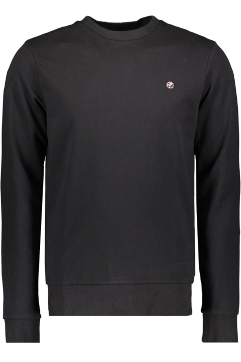 Petrol Industries zwarte heren sweater | Vooraanzicht