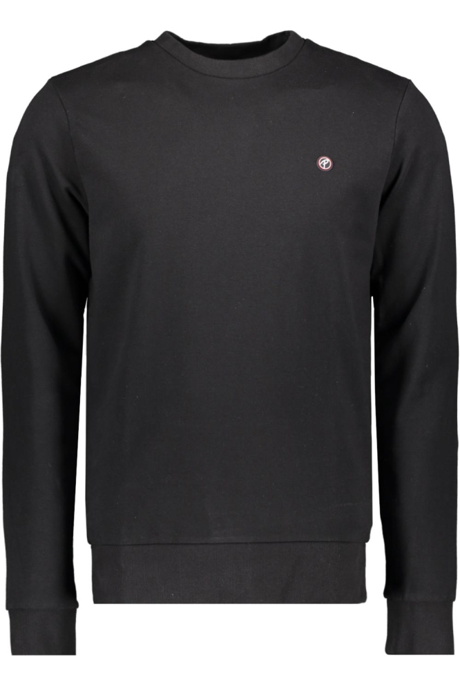 Petrol Industries zwarte heren sweater | Vooraanzicht