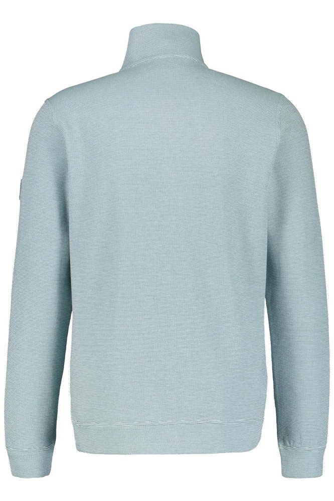 Lerros blauwe heren sweater | Achteraanzicht
