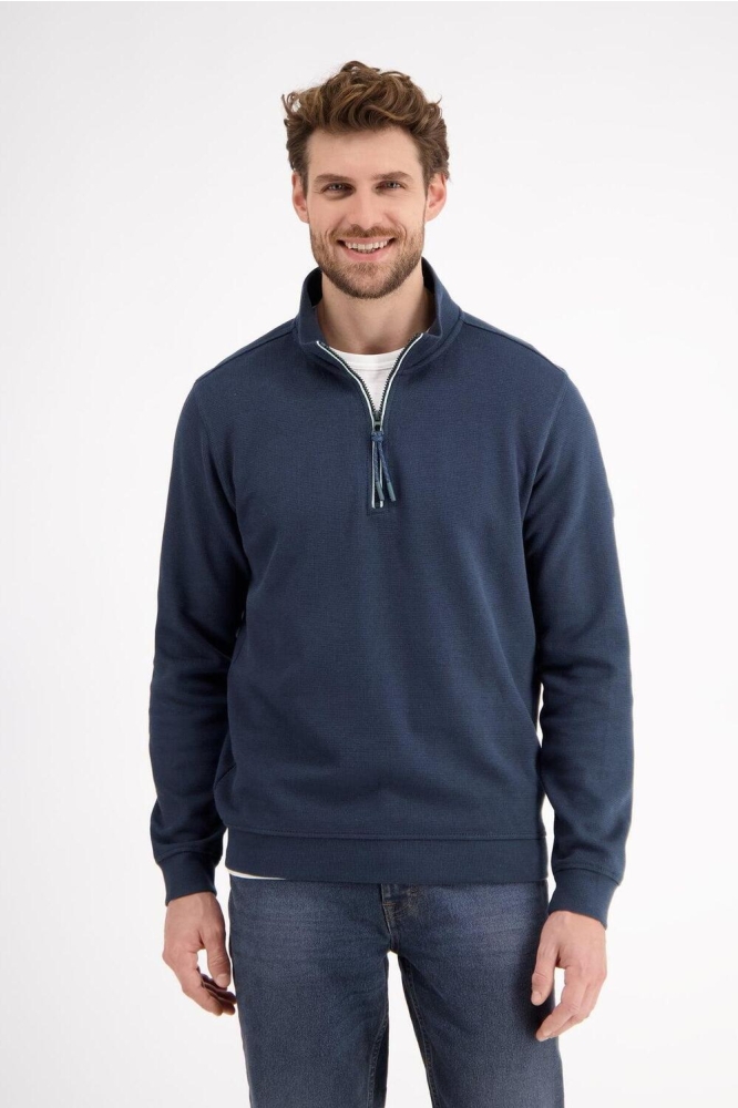 Lerros blauwe heren sweater | 